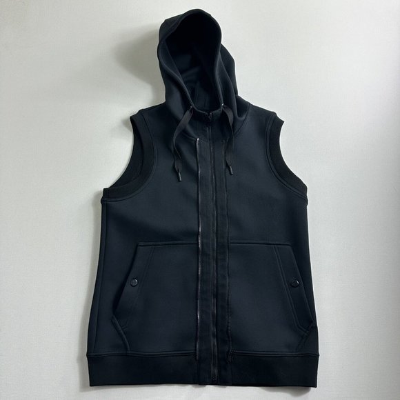 RLX RALPH LAUREN Water Repellent 2-in-1 Jacket Vest‎ Only Black Women’s Size M - Picture 1 of 10